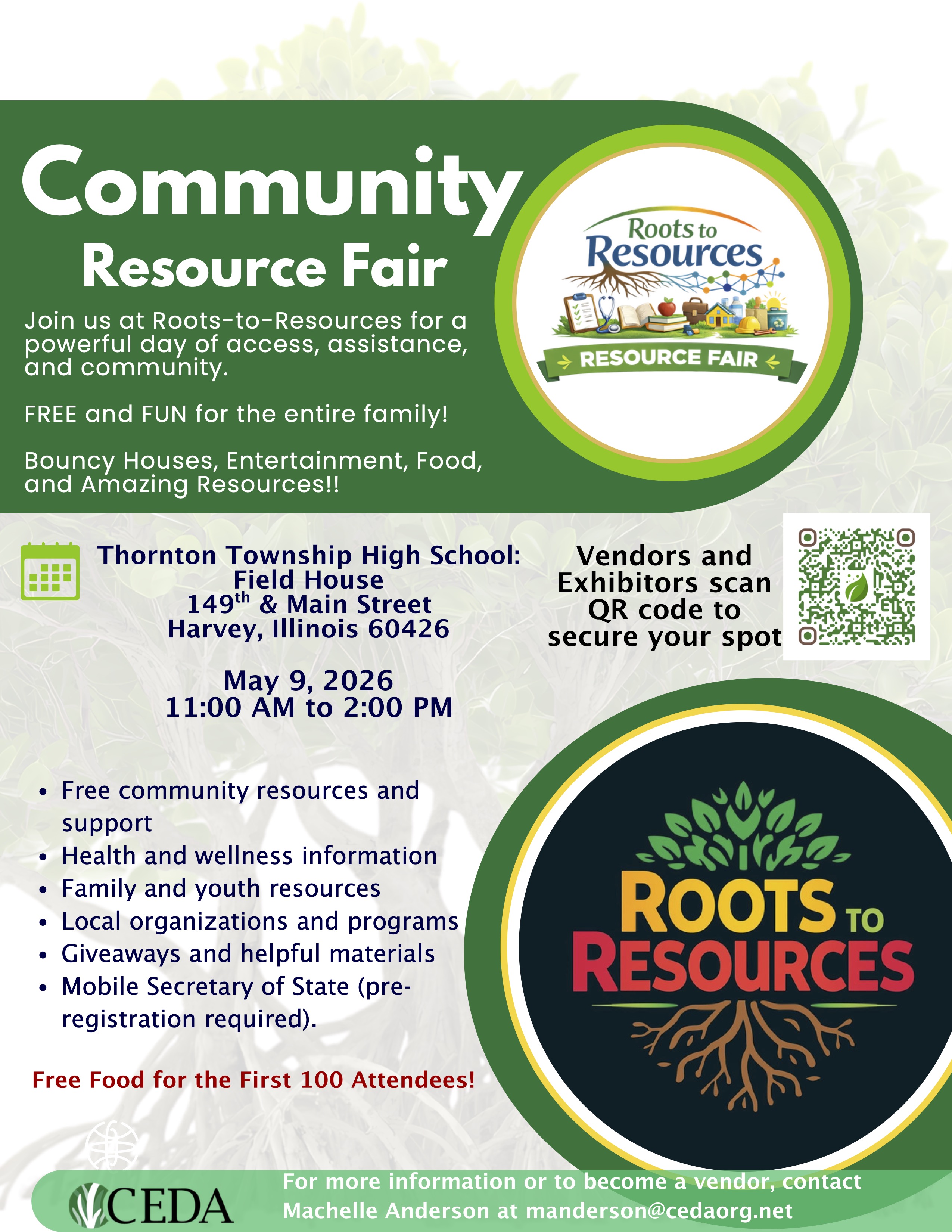 Community Resource Fair flyer